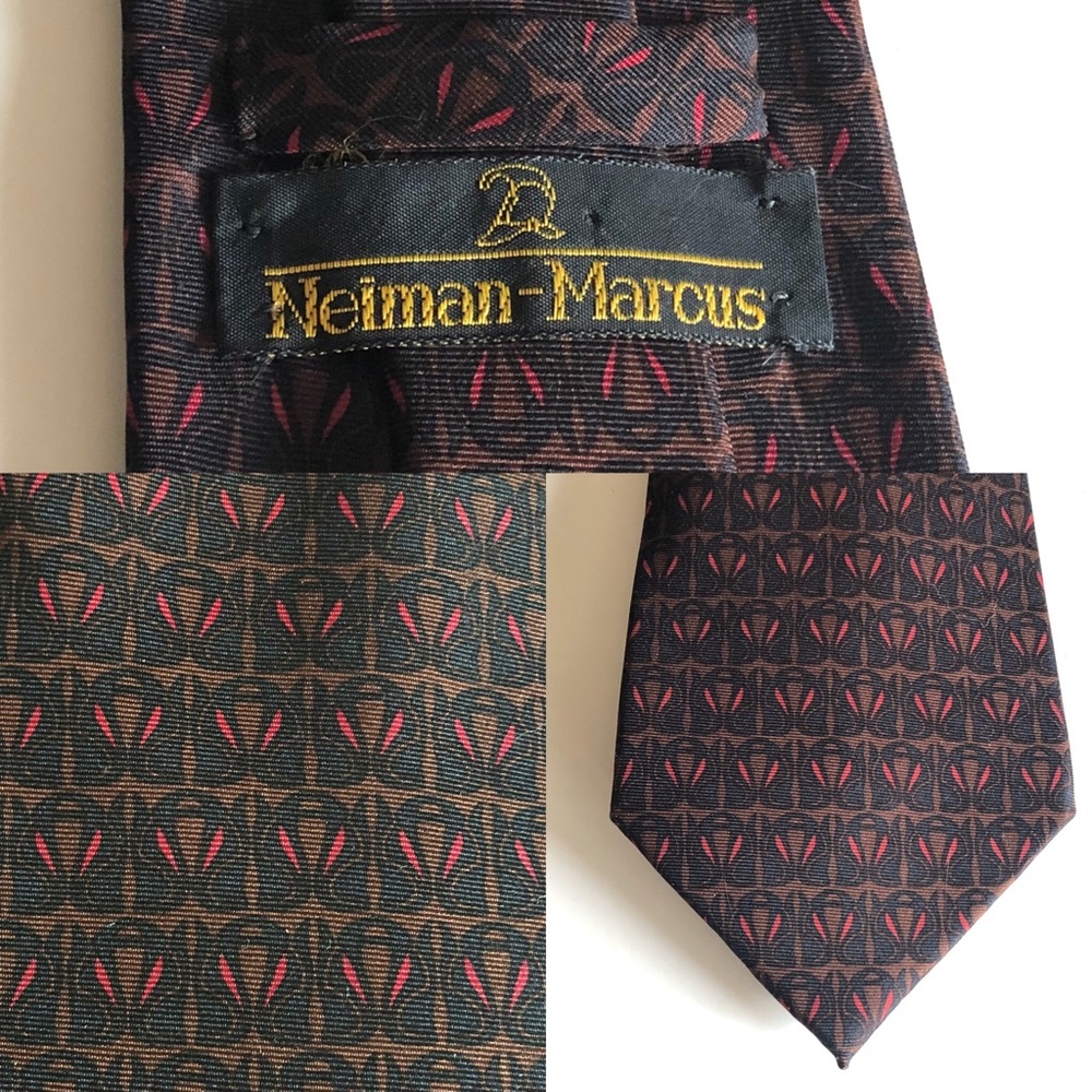 NEW Silk Necktie Neiman Marcus